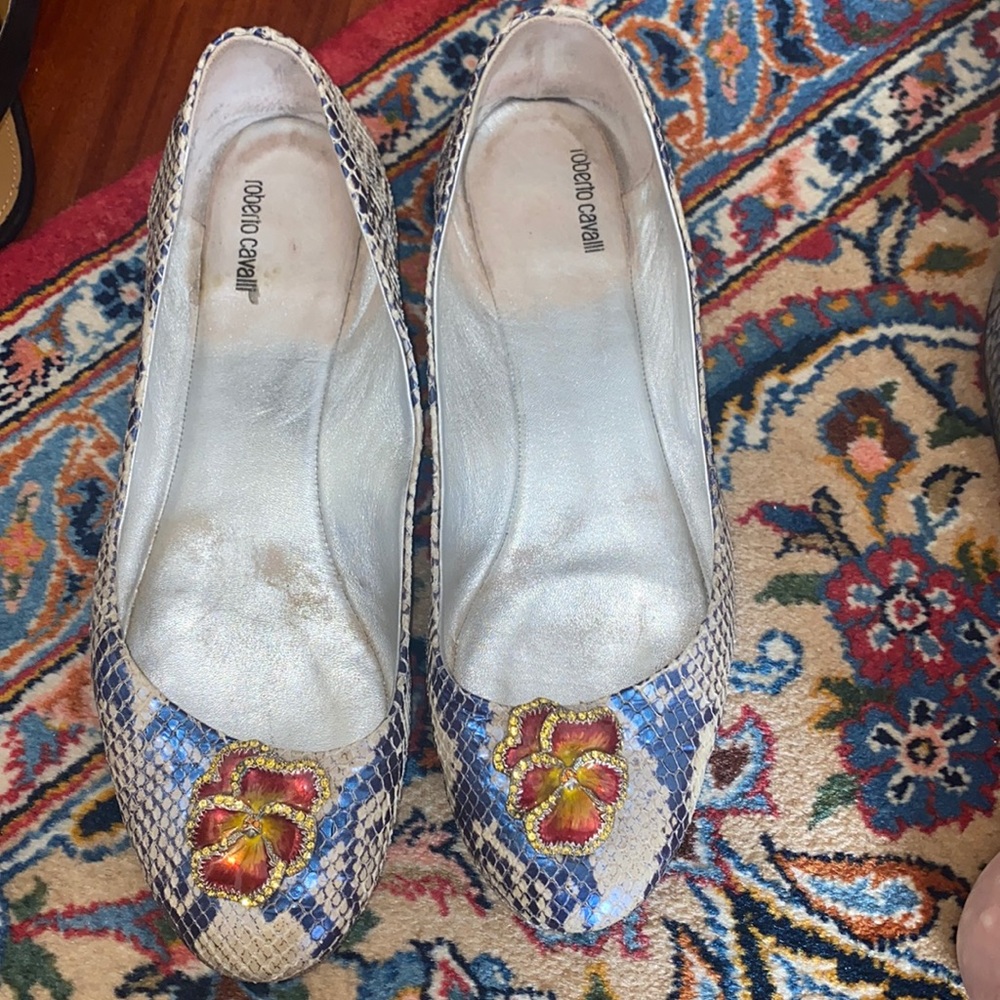 Roberto cavalli flats